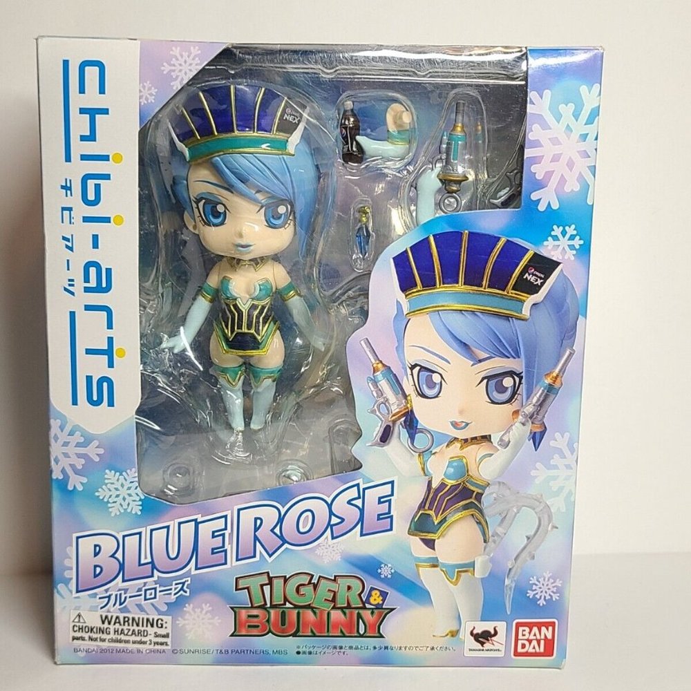 BLUE ROSE - TIGER & BUNNY ACTION FIGURE TAMASHII BANDAI CHIBI-ARTS